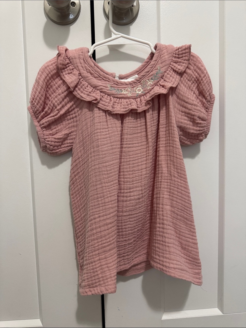 H&M Muslim cotton pink dress 6-9m